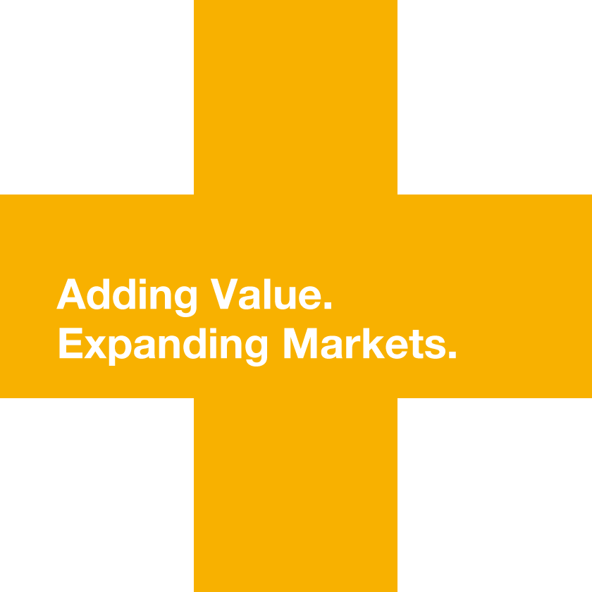 Adding Value.Expanding Markets.